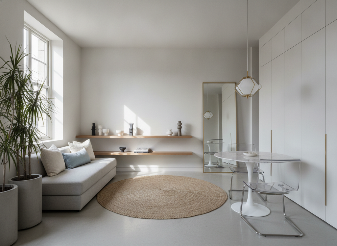 Zo laat je een klein appartement ruimtelijker laten voelen