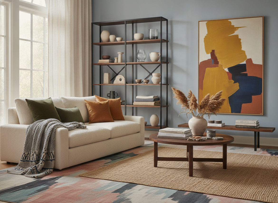 Lagen opbouwen in je interieur met meubels textiel en kleur